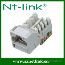 2014 Netlink Best-Verkauf White Cat.6 RJ45 Keystone Jack